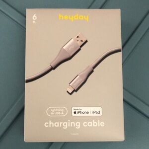 Heyday Gray Lightning Charging Cable